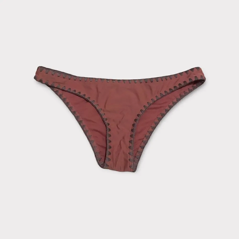 Cupshe Mauve Low Rise Bikini Bottom